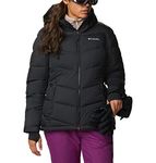 Columbia Women's Abbott Peak Insulated Jacket, Ski Jacket, Black, Size XL