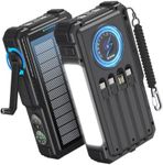 BLAVOR Solar Power Bank with Hand C