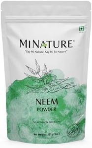 Neem Powder (Azardirachta Indica) 227 Gram (0.5 lb) Non GMO Supplements for Glowing Skin, Hair, Nails