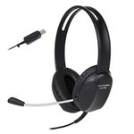 Cyber Acoustics Stereo USB Headset (AC-4006), Noise Canceling Microphone for PC & Mac, Perfect for Classroom or Home - 20 Pack (AC-4006-20)