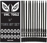 6" Long Torx Bit Set (12 Pack of Dr