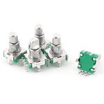 Sourcingmap Rotary Encoder Push Button Switch Key Switch Components, 6 Mm, 5 Pieces