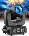 100W Moving Head LED DMX RGBW Disco DJ Stage Spot Beam with 18 Prism for Partylight Effect Club Bar Wedding Christmas Halloween Carnival Easter Celebration