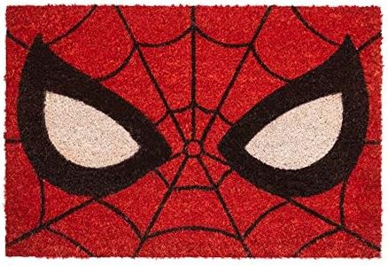 Grupo Erik Felpudo Marvel Spiderman - Felpudo Entrada casa Antideslizante 40 x 60 cm - Alfombra Entrada casa Exterior Spiderman, Fabricado en Fibra de Coco - Productos con Licencia Oficial
