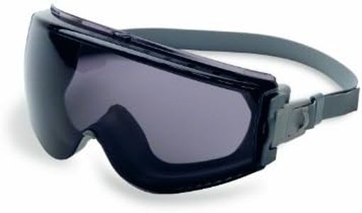 Honeywell Uvex Stealth Safety Goggles with Gray Uvextreme Anti-Fog Lens, Gray Body & Neoprene Headband (S3961C), Gray Lens