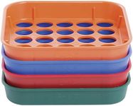 MMF Industries Coin Sorter Trays | 4 Color-Coded Trays | Durable High-Impact Plastic Construction | Assorted Colors | Coin Counters & Coin Sorters | Pennies To Quarters.      