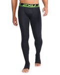 2XU Men's Elite Power Recovery Compression Tights Black/Nero