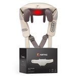 FORTHiQ Hand-Like Neck Massager for Pain Relief Deep Tissue, Adjustable Heat and Massage Speed, Back Massager with Customizable Controls
