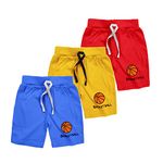 KYDA KIDS® Bio Washed 100% Cotton Summer Children Unisex Shorts with Pockets (2 Years - 3 Years, Combo 2)