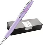 Pelikan Jazz Ballpoint Pen Coloured Personalised Gift Unique Pens with Name - Personalised Gifts for Christmas Ballpoint Pen (UV Print, Pastel Lavender)