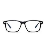 Intellilens Computer Glasses for Eye Protection | Reading Glasses for Men | Blue Light Blocking Glasses Spectacles | Blue Cut Glasses | UV Protection Glasses | For Men & Women | Zero Power | Medium