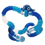 Tangle 8516 Fidget Toy Junior Aquatic Pets Series with Animal Figure Straight Anti-Stress Finger Toy Promotes Fine Motor Skills Rotating and Combinable Motor Skills Toy for Children from 3 Years Blue