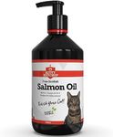 Pure Scottish Salmon Oil for Cats - 500ml | 100% Pure Natural Omega 3, 6 & 9 Fish Oil for Cats | Salmon Oil Cats - Cat Supplement - Omega 3 for Cats - Cat Fish Oil - Cat Salmon Oil | Kitty Ketchup