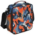 Reusable Lunch Bags for Kids Boys Lunch Box Tote Ziploc Bag for Girls, Classic Camouflage Style Insulated Lunch Containers Teen Small Cooler Loncheras Para Niños Fit for School Picnic