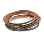 eCobbler 120Cm Quality Leather Boot Or Shoe Laces - Brown