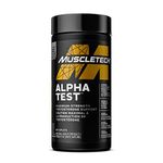 MuscleTech Testosterone Booster for Men, MuscleTech AlphaTest, Tribulus Terrestris for Men, Max-Strength ATP & Test Booster for Men, Boost Free Testosterone and Enhance ATP Levels, 90 Capsules -package varies