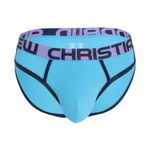 Andrew Christian Mens Underwear ALMOST NAKED® RETRO BRIEF Aqua - Blue - 1 x SIZE L