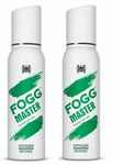 Fogg Master Voyager Intense No Gas Deodorant for Men, Long Lasting Perfume Body Spray, 2 x 120ml (Pack Of 2)