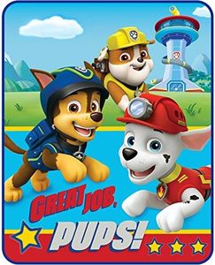 Paw Patrol Throw Blanket Style, Red & Blue