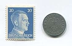 Rare Nazi Swastika 1 Reichspfennig 