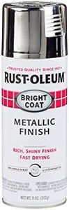 Rust-Oleum 7718830 Bright Coat Metallic Color 11-Ounce Spray, Gloss Chrome