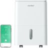 COMFEE' Easy Dry 20L/DAY Dehumidifier for Home, Low Noise Level, Continuous Drainage with Drain Hose, Smart Control, 3L Water Tank, Ideal for Bedroom, Bathroom, Laundry Drying, Attic, Basement, Office