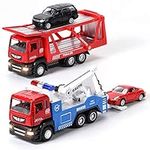 Winrayk 4Pcs Tow Truck Toys with Mi