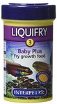 Interpet Liquifry No. 3 - Safe Nutrution Baby Plus Growth Weaning Fish Food for All Young Fish, Micro Flake with Protein and Vitamins