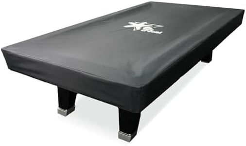 CRICAL 9-Foot Pool Table Cover – Premium Oxford Fabric Billiard Table Cover for Protection Against Dust, Dirt, and Sun – Tear-Resistant, Easy to Clean, and Compact Storage for Pool Table