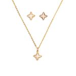 Salty Diwali Special Starry Love Jewellery Set for Women & Girls | 14k Gold Plated | Necklace & Earrings Gift Box | Festive, Birthday, Anniversary Gift for Girlfriend, Wife, Sister & Mother | Aesthetic Jewelry | Accessories for Everyday Wear