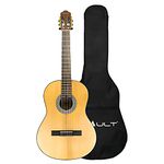 Vault CL-40 4/4 size Premium Solid Spruce-Top Classical Guitar with Gig-Bag