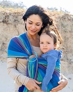 HUG A BUB: Mesh Ring Sling 100% Organic - Bondi Blues