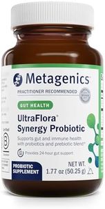 Metagenics UltraFlora® Synergy – Daily Probiotic – Immune Health & Digestive Support - Prebiotic* | 67 Servings