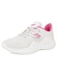 Campus Women's Claire Off WHT/Pink Running Shoes - 6UK/India Claire