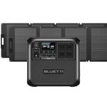 BLUETTI Solar Generator AC180 with PV200 Solar Panel Included, 1152Wh Portable Power Station w/ 4 1800W (2700W Surge) AC Outlets, LiFePO4 Emergency Power for Camping, Off-grid, Power Outage