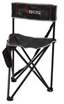 BOG Triple Play Tripod Ground Blind Chair with Rugged Construction, Bigger Seat Surface, Quiet Setup, Carry Bag and Accessory Pouch for Hunting, Shooting, Outdoors and Sports