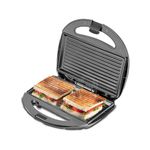 truTRTL Delight Grill Sandwich Maker Electric with German GREBLON coating Non-Stick Plates | 750W | Auto Cut-Off | Black