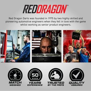 Red Dragon Pegasus 80% Tungsten Darts, 23g – Precision Steel Tip