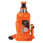 GROZ 20 Ton Hydraulic Bottle Jack with Load Limiting Device | Ideal for use with HCVs and Trucks| Portable | Leak-Proof| Forged Base| Lifting Range: 240 – 450 mm| JACK/BT/20W