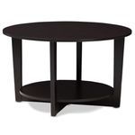 Baxton Studio Belina Modern and Contemporary Wenge Brown Finished Coffee Table