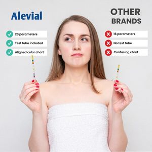 Alevial 20-in-1 Water Test Kit – Comprehensive Home Testing Strips
