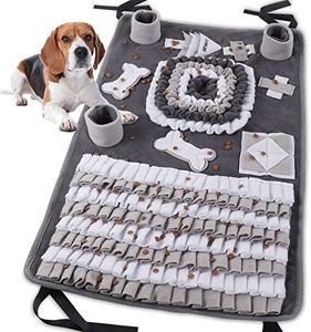 IEUUMLER Alfombra Olfativa para Perros, Antideslizante Fácil de Limpiar Manta Comida Perro Grande, Snuffle Mat fomenta Las Habilidades Naturale FC009