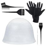 HEQU Hair Dye Kit, Include Hair Highlight Cap with Hook Needle, 3 Hair Dye Brush and Gloves for DIY Salon, Highlights Hair Dye Kit