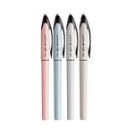 uni-ball UBA-188C-M Air Micro 0.5 mm Roller Ball Pen | Pack of 4, Black Ink, Multicolour Pastel Body (Color May Vary)