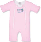 Baby Merlin's Magic Sleepsuit - 100% Cotton Baby Transition Swaddle - Baby Sleep Suit - Pink - 6-9 Months