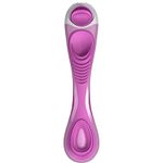 Shave Mob Ladies Replacement Non-Slip Razor Handle - Pink and White