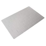 Bessie Bakes Super-Thin & Pliable Subway Tile with White Grout Replicated Photography Backdrop 2 Feet Wide x 3 Feet Long