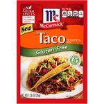 McCormick GLUTEN-FREE Taco Seasoning Mix 1.25oz (8 Pack) by McCormick