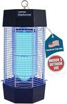 Flowtron Indoor/Outdoor Fly Control, 2000 sq.ft Indoor & 2 Acre Outdoor Insect Control with Dual Lure Method, 150W UV Light & Fly Sex Lure/Octenol for Flies and Mosquitoes, UL Certified