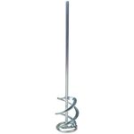 Toolty Helix Plus Mixing Paddle 70 x 400 x 8mm - HEX - Galvanized Mixer, Whisk, Stirrer -2-Blade - for Plaster, Gypsum, Adheives, Concrete, Cement, Glue, Paint, DIY - TLTY-1192 OC